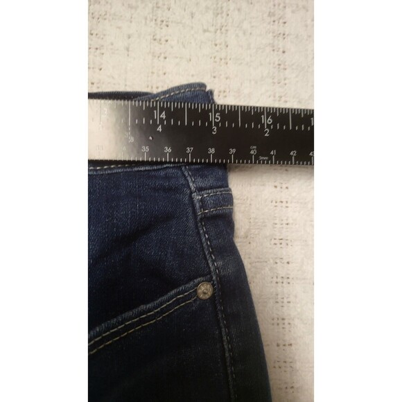 Levis Strauss Signature Jeans Women 10 Short Mid Rise Bootcut Blue Denim - Picture 3 of 9